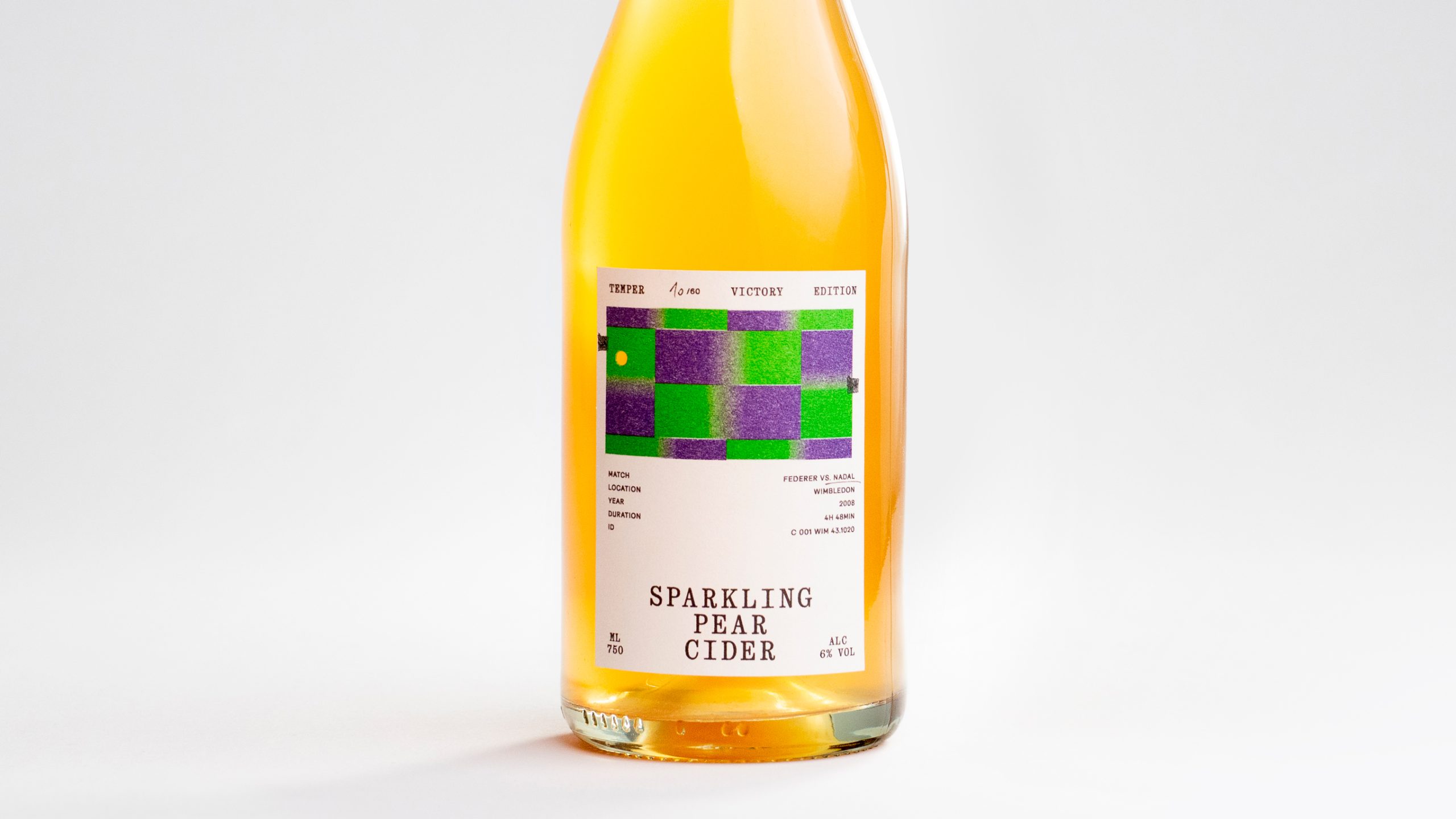 TEMPER Turns One Legendary Tennis Point Into 60 Bottles