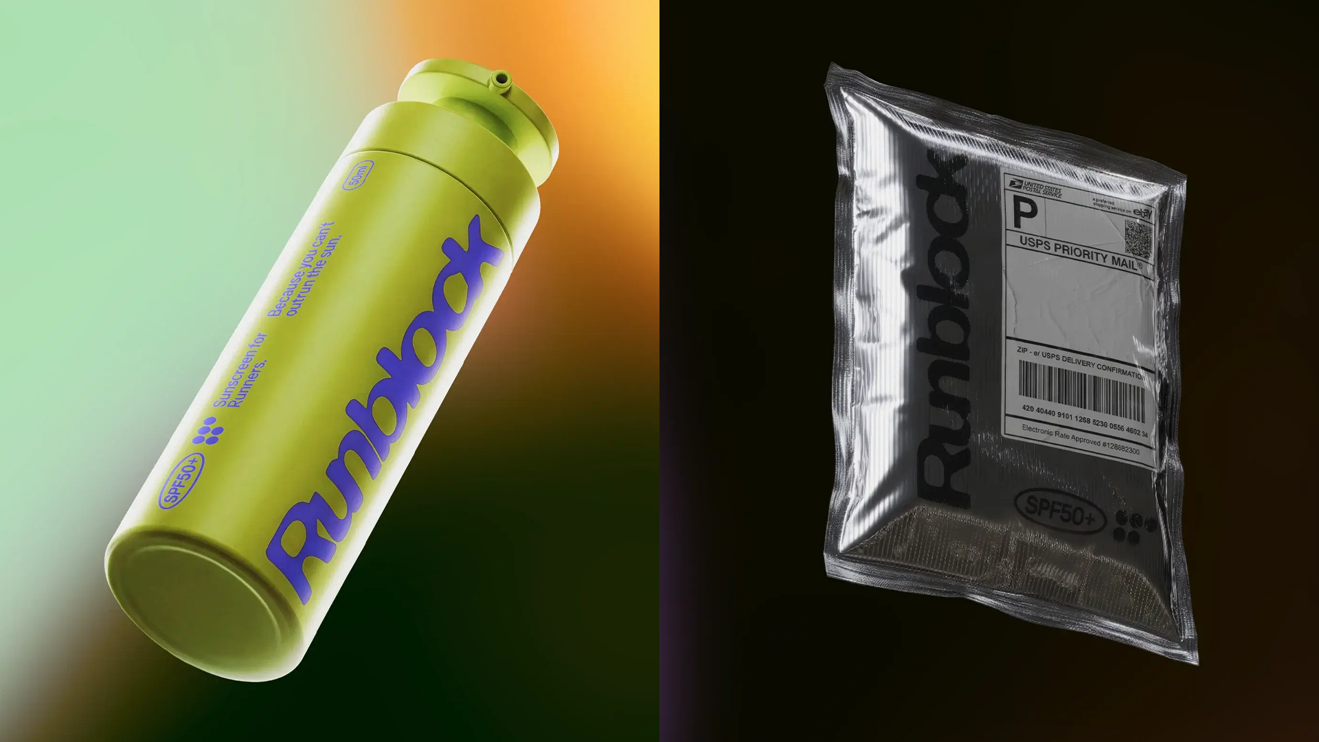 Run-Don’t-Walk to Check Out the Steamy Branding for the Sunscreen Designed for Runners, Runblock