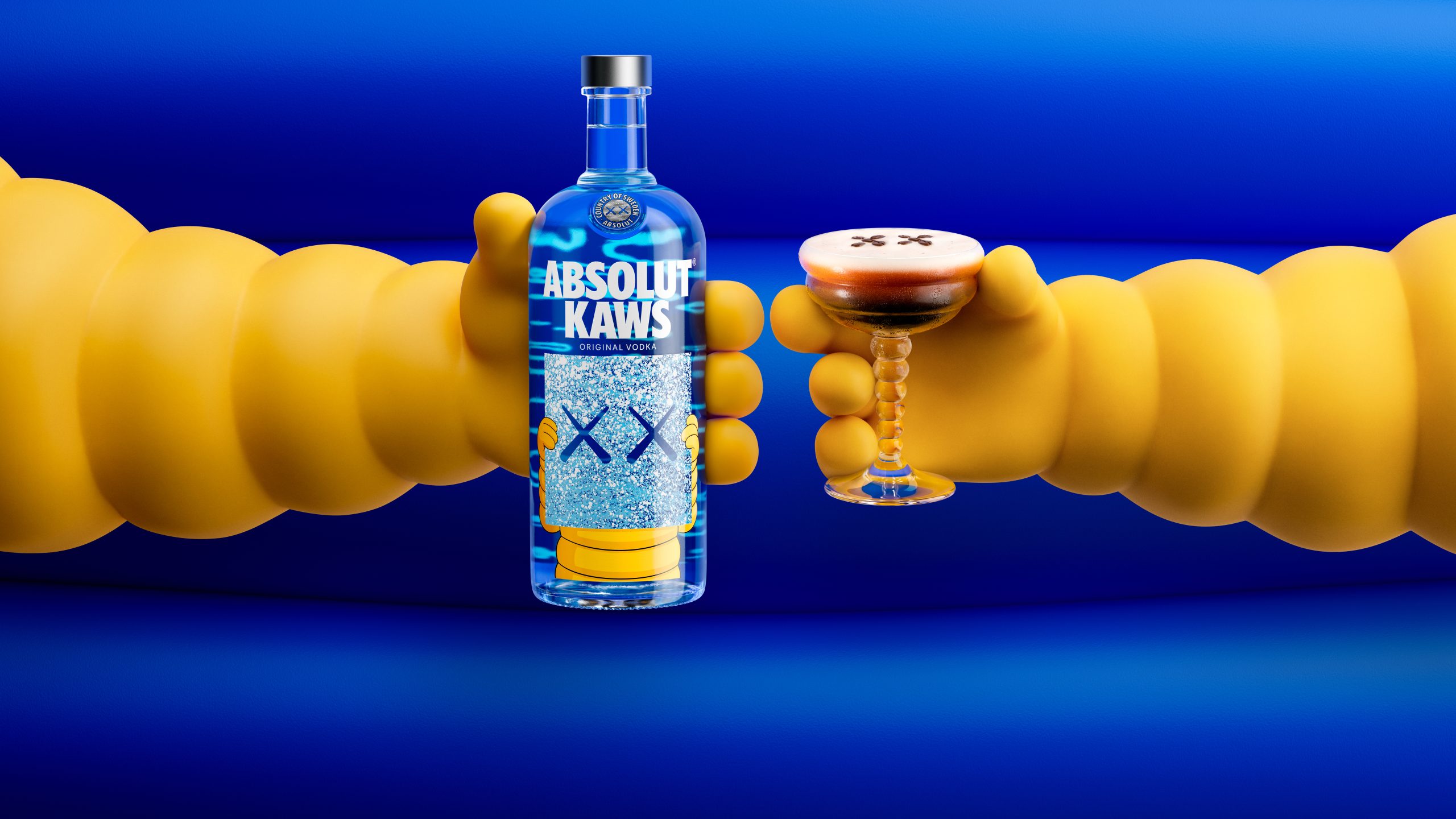Absolut and KAWS Turn Vodka Bottles Into Collectible Works of Art