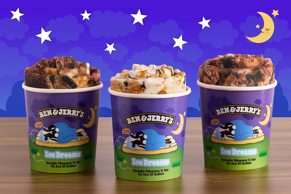 May Your Pillow Always Be Cold On Both Sides With Ben & Jerry’s Freezer-Safe Pillowcases
