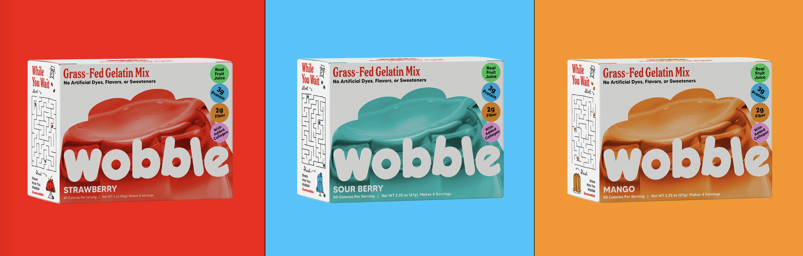 Gelatin Brand Wobble’s Modernized Nostalgia Invites You To Play With Your Food