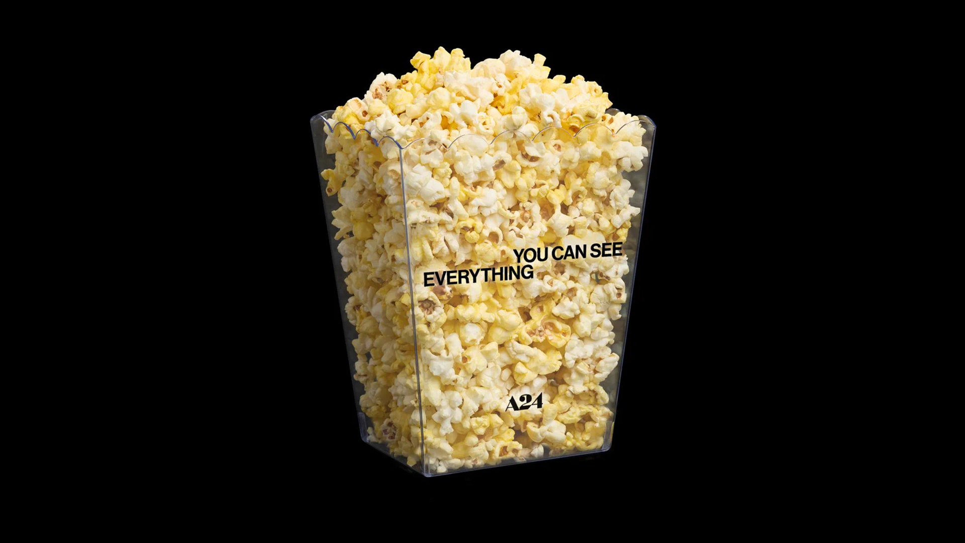 A24’s Popcorn Bucket For ‘You Can See Everything’ Is All About Transparency, Literally