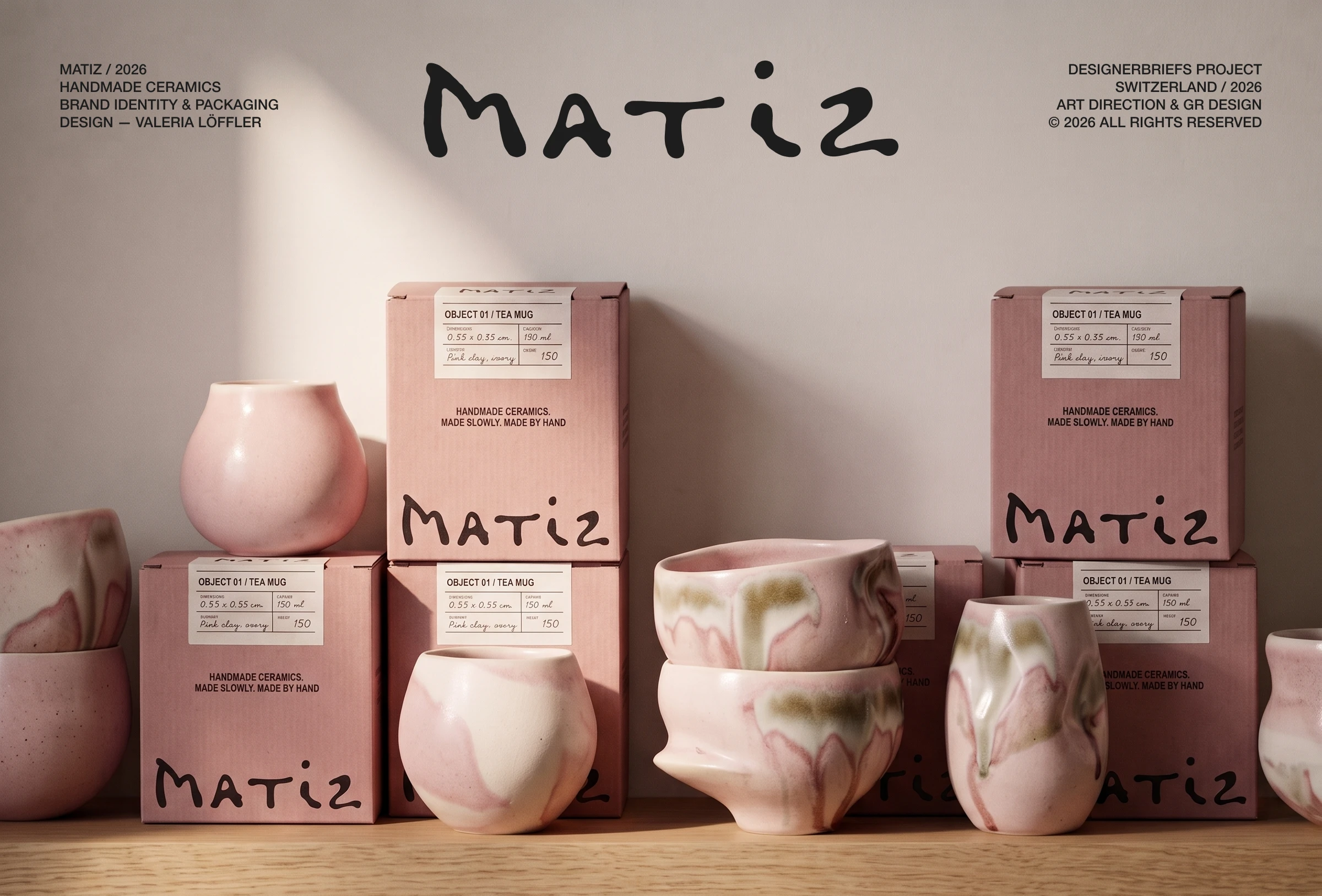 Matiz Makes Room for Imperfection in Its Ceramic Packaging